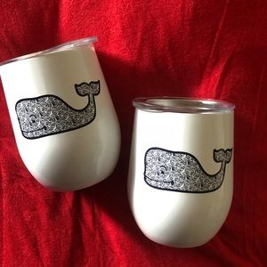 Set of 2 vineyard vines for Target wine cups